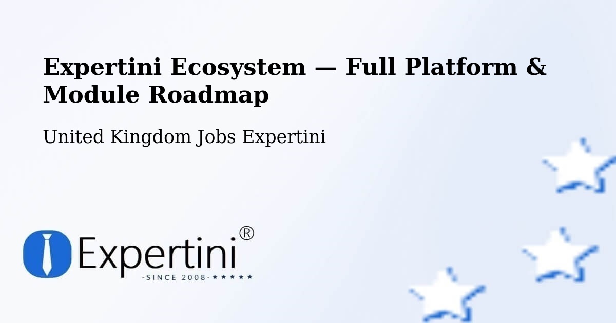 Expertini Ecosystem — Full Platform & Module Roadmap – Woolpit